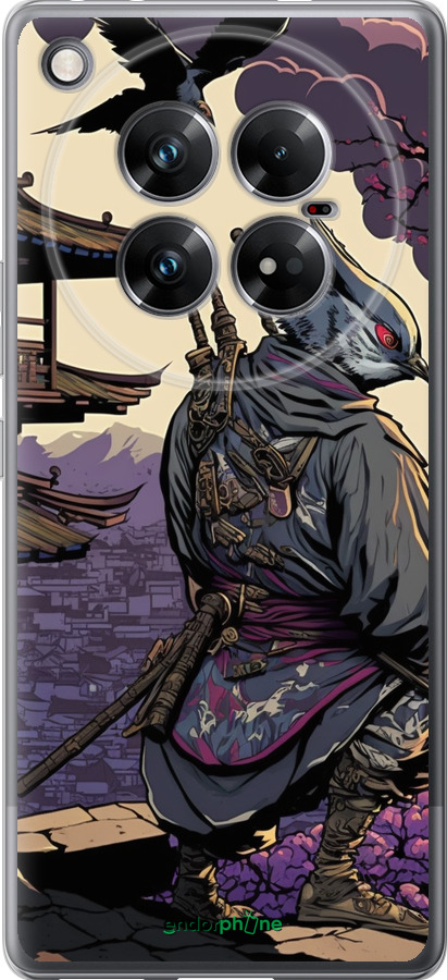 Силиконовый чехол Птица воин для Infinix Zero 40 5G - 5587u-3822 изображение 