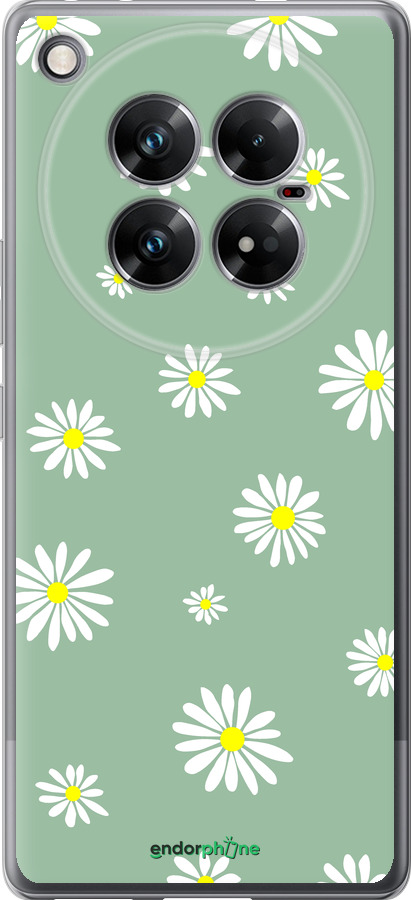 Силиконовый чехол Ромашки v4 для Infinix Zero 40 5G - 5603u-3822 изображение 