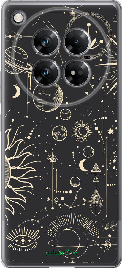 Силиконовый чехол Фаза луны для Infinix Zero 40 5G - 5605u-3822 изображение 