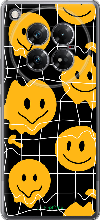 Силиконовый чехол Смайлы v3 для Infinix Zero 40 5G - 5623u-3822 изображение 