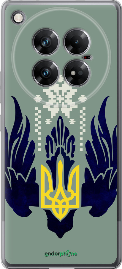 Силиконовый чехол Тризуб с крыльями для Infinix Zero 40 5G - 5640u-3822 изображение 