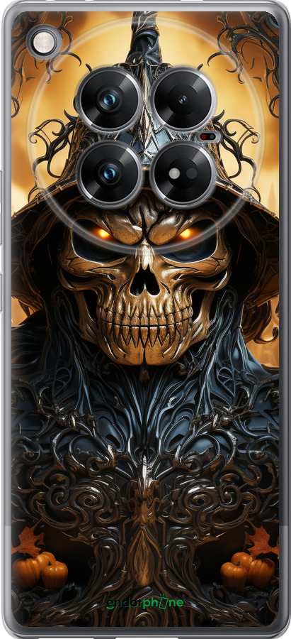 Силіконовий чехол Череп 2 для Infinix Zero 40 5G - 5652u-3822 изображение 