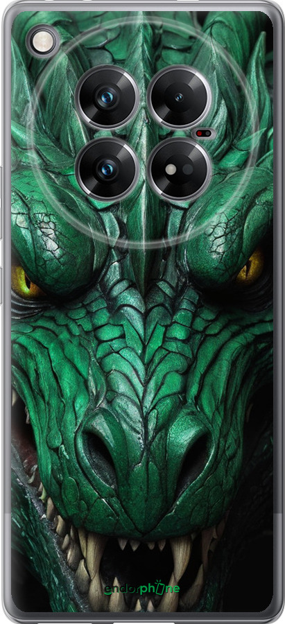 Силиконовый чехол Зелёный дракон v2 для Infinix Zero 40 5G - 5817u-3822 изображение 