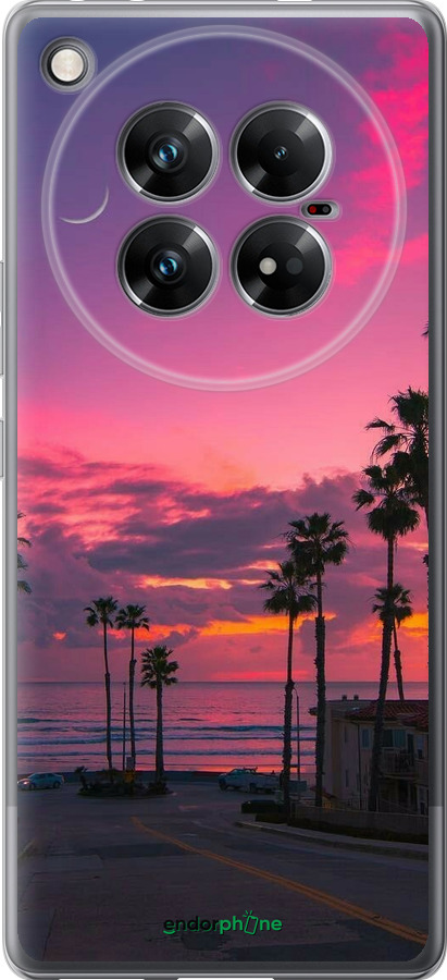 Силиконовый чехол Пальмы для Infinix Zero 40 5G - 5873u-3822 изображение 