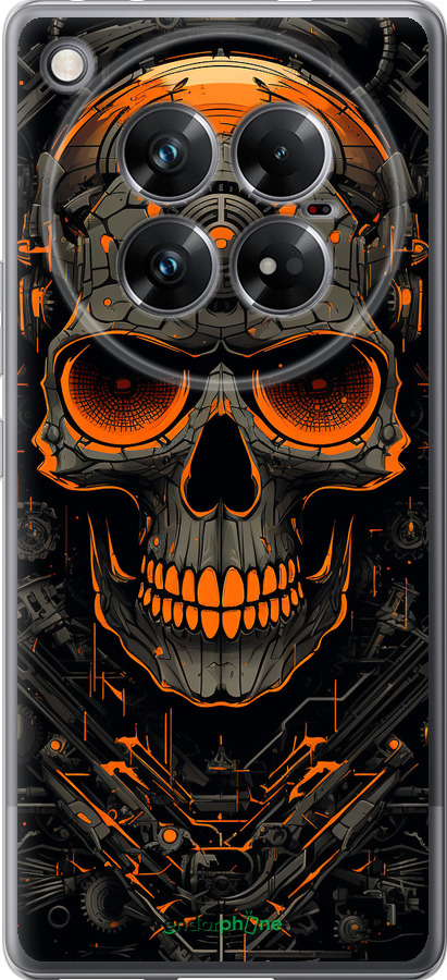 Силиконовый чехол Череп для Infinix Zero 40 5G - 5952u-3822 изображение 