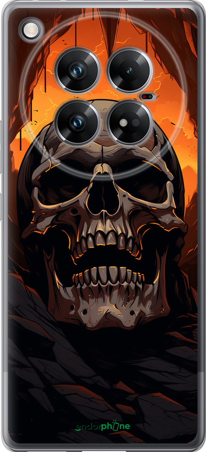 Силиконовый чехол Череп в пещере для Infinix Zero 40 5G - 5959u-3822 изображение 