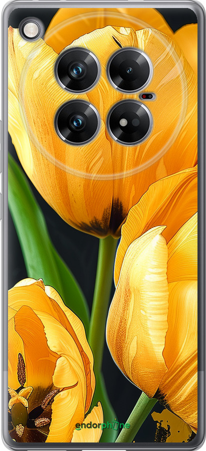 Силиконовый чехол Желтые тюльпаны для Infinix Zero 40 5G - 5991u-3822 изображение 