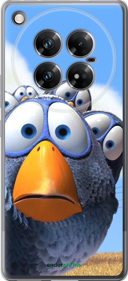 Силиконовый чехол Angry Birds для Infinix Zero 40 5G - 6008u-3822 изображение 