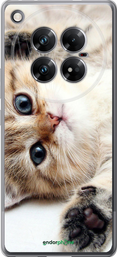 Силиконовый чехол Котик для Infinix Zero 40 5G - 6024u-3822 изображение 