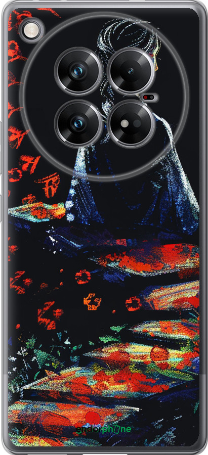 Силиконовый чехол Мечтательная девушка для Infinix Zero 40 5G - 6042u-3822 изображение 