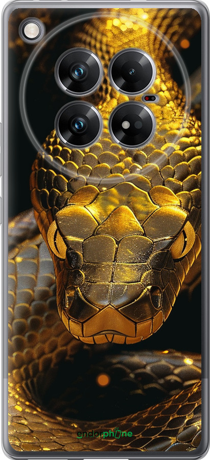 Силиконовый чехол Golden snake для Infinix Zero 40 5G - 6072u-3822 изображение 