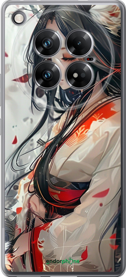 Силиконовый чехол Кицуне для Infinix Zero 40 5G - 6073u-3822 изображение 