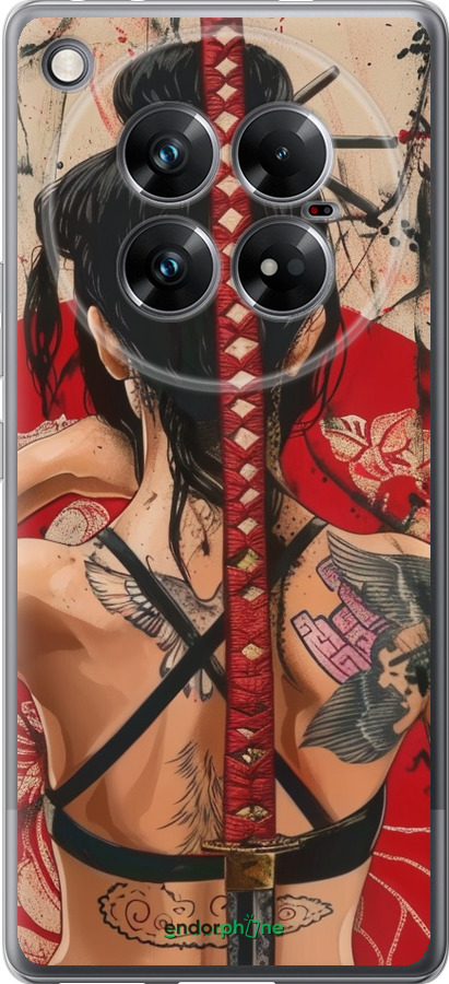 Силиконовый чехол Тайна катаны для Infinix Zero 40 5G - 6074u-3822 изображение 