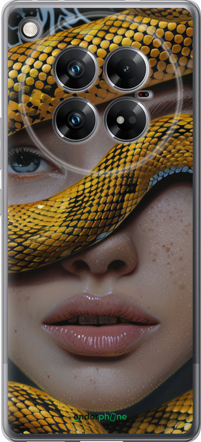 Силіконовий чехол Обійми змії для Infinix Zero 40 5G - 6081u-3822 изображение 