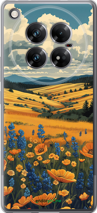 Силиконовый чехол Украинское поле для Infinix Zero 40 5G - 6082u-3822 изображение 