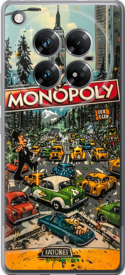 Силиконовый чехол Городской драйв Monopoly для Infinix Zero 40 5G - 6088u-3822 изображение 