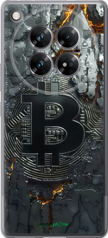 Силиконовый чехол Раскаленный биткойн для Infinix Zero 40 5G - 6091u-3822 изображение 