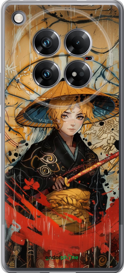 Силиконовый чехол Самурайская отвага для Infinix Zero 40 5G - 6115u-3822 изображение 