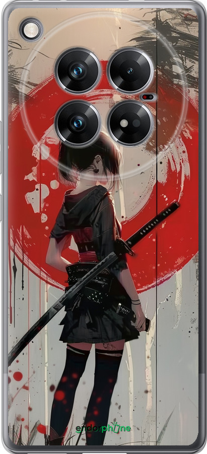 Силіконовий чехол Сутінки воїна: Танок з катаною для Infinix Zero 40 5G - 6123u-3822 изображение 