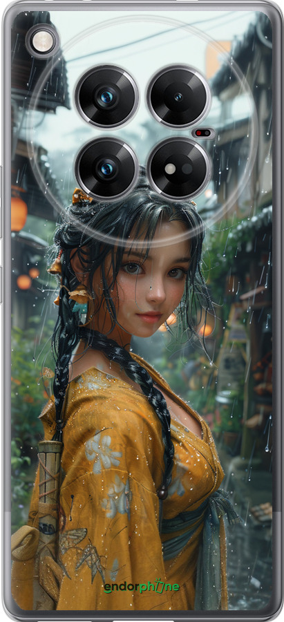 Силиконовый чехол Anime-girl для Infinix Zero 40 5G - 6133u-3822 изображение 