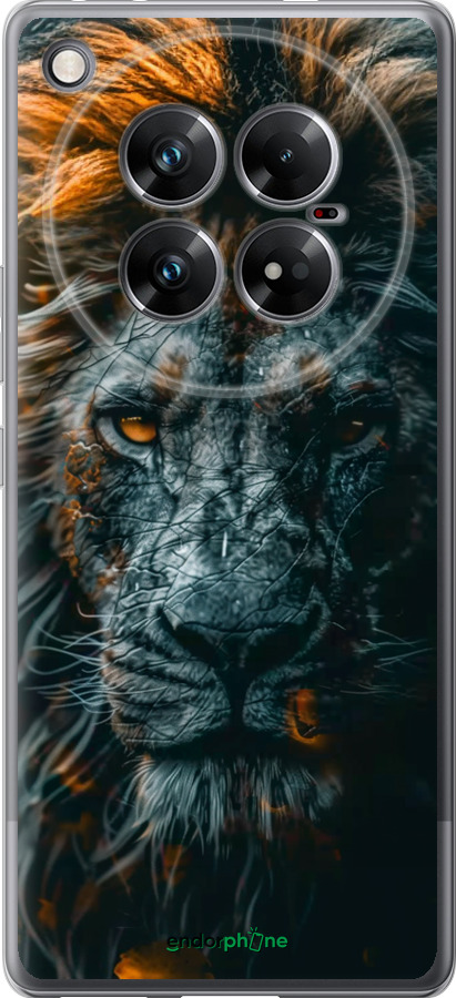 Силиконовый чехол Лев в сумерках для Infinix Zero 40 5G - 6154u-3822 изображение 