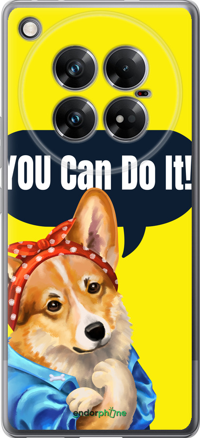 Силиконовый чехол чехол с корги You Can Do It для Infinix Zero 40 5G - 6184u-3822 изображение 