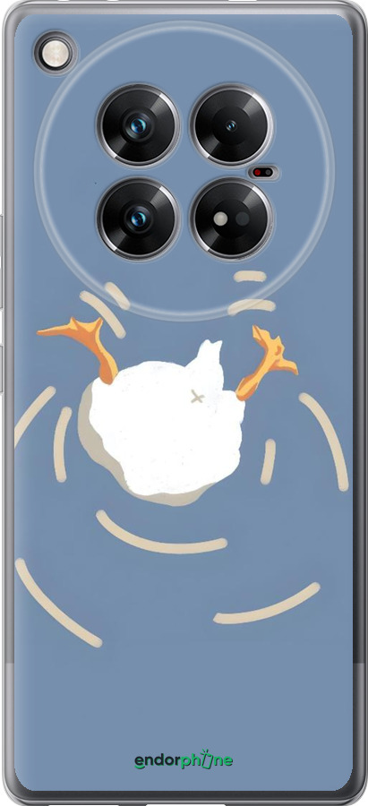 Силиконовый чехол Гусь ныряет для Infinix Zero 40 5G - 6275u-3822 изображение 