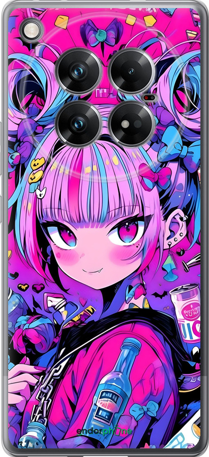 Силиконовый чехол Аниме милаха для Infinix Zero 40 5G - 6314u-3822 изображение 