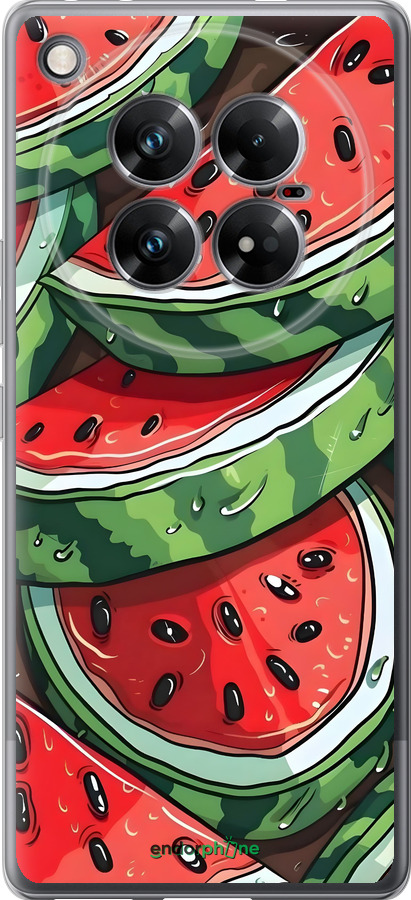 Силиконовый чехол Арбуз для Infinix Zero 40 5G - 6315u-3822 изображение 