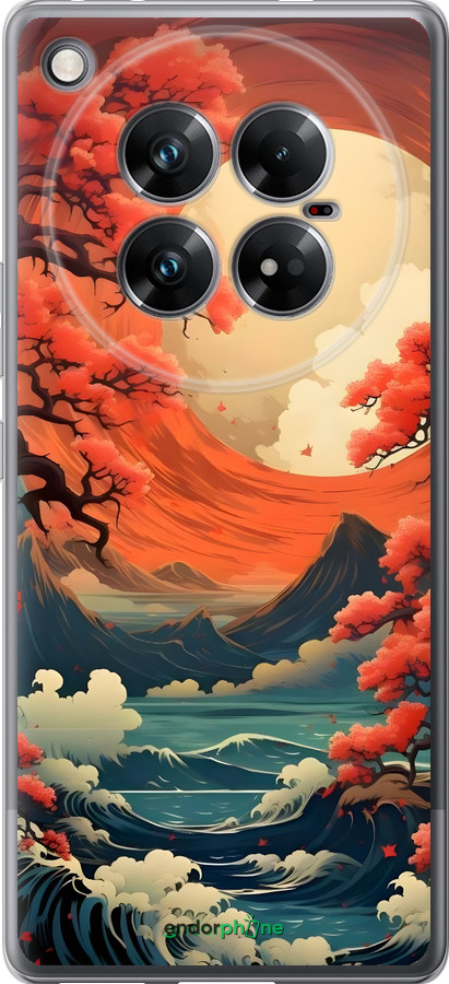 Силіконовий чехол Природа Японії для Infinix Zero 40 5G - 6327u-3822 изображение 