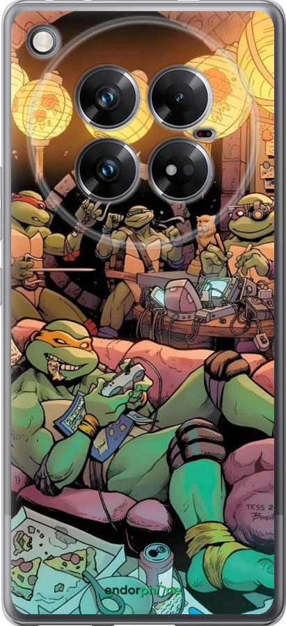 Силиконовый чехол Черепашки нинзя для Infinix Zero 40 5G - 6346u-3822 изображение 