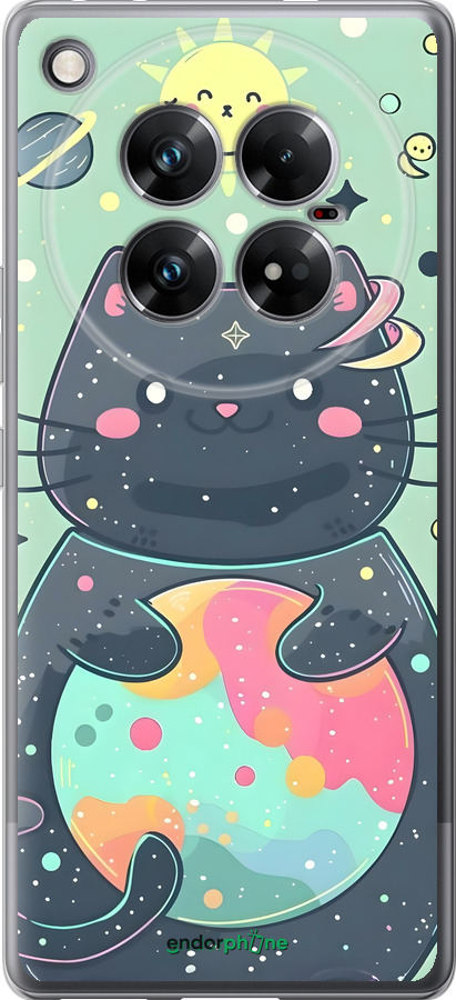 Силиконовый чехол Милый котик для Infinix Zero 40 5G - 6364u-3822 изображение 