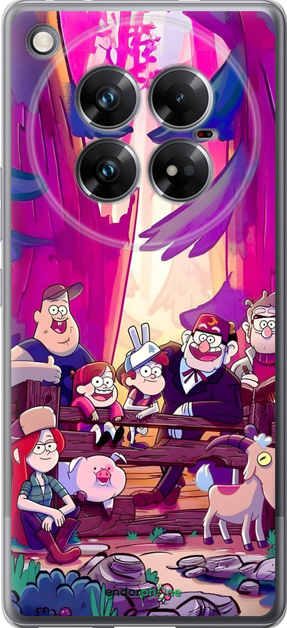 Силиконовый чехол Гравити Фолз для Infinix Zero 40 5G - 6365u-3822 изображение 