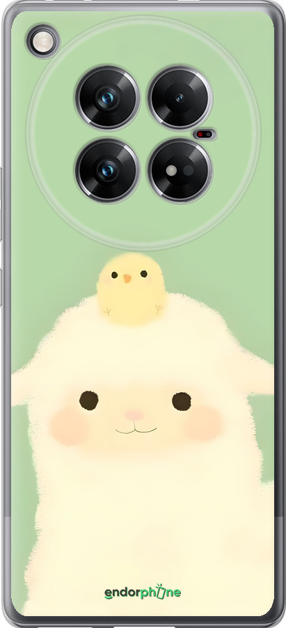 Силиконовый чехол Барашек и ципленок для Infinix Zero 40 5G - 6369u-3822 изображение 