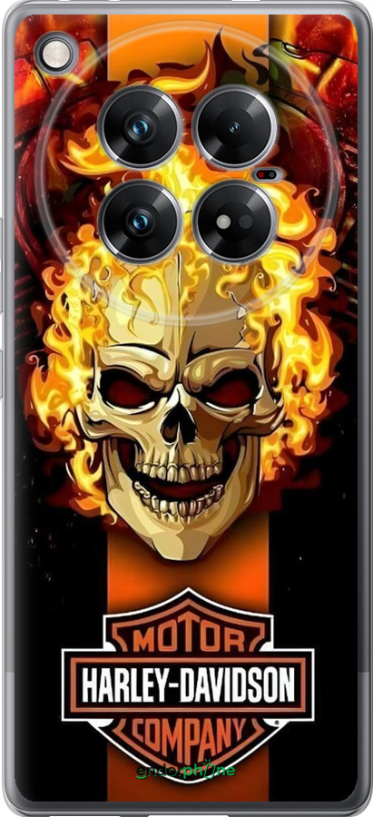 Силіконовий чехол Харлей девидсон для Infinix Zero 40 5G - 6370u-3822 изображение 