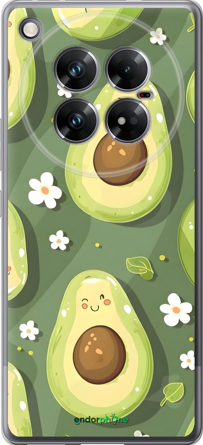 Силиконовый чехол Авокадо для Infinix Zero 40 5G - 6380u-3822 изображение 