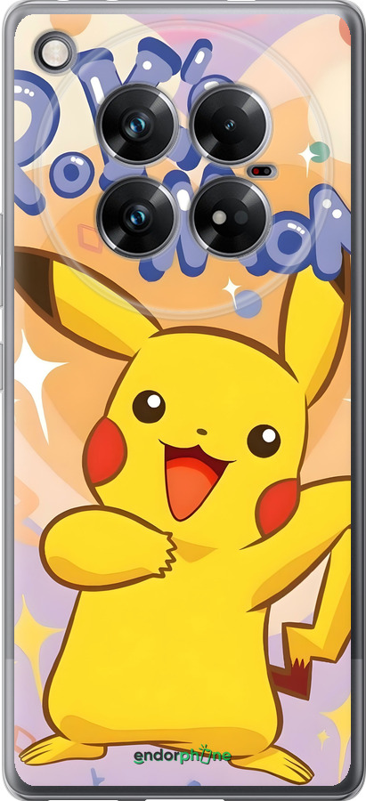 Силиконовый чехол Пикачу для Infinix Zero 40 5G - 6383u-3822 изображение 