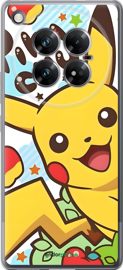 Силиконовый чехол Пикачу 2 для Infinix Zero 40 5G - 6391u-3822 изображение 