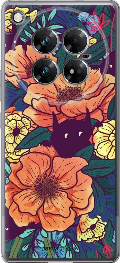 Силиконовый чехол С изображением полевых цветов для Infinix Zero 40 5G - 6419u-3822 изображение 