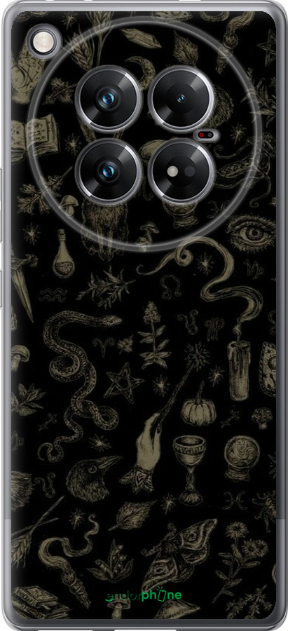 Силиконовый чехол Мистический коллаж с травами и магическими символами для Infinix Zero 40 5G - 6428u-3822 изображение 