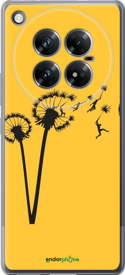 Силиконовый чехол Минимализм одуванчики для Infinix Zero 40 5G - 6449u-3822 изображение 