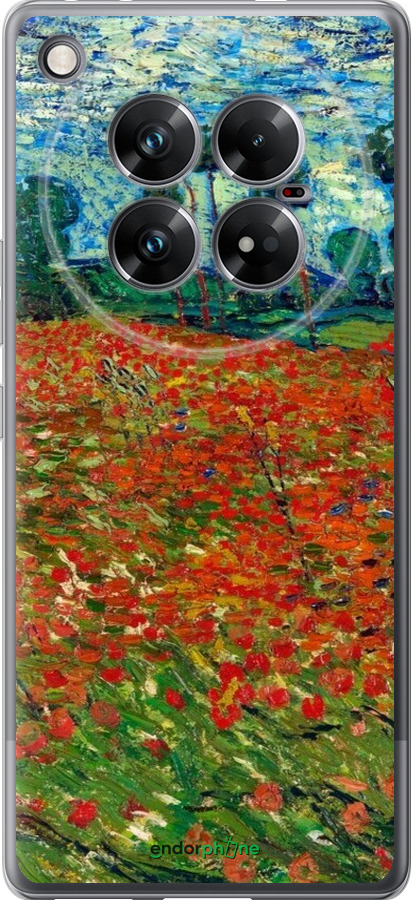 Силиконовый чехол Винсент Ван Гог-Маковое поле для Infinix Zero 40 5G - 6466u-3822 изображение 