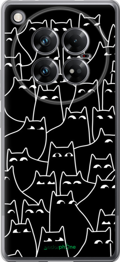 Силиконовый чехол С изображением кошек для Infinix Zero 40 5G - 6470u-3822 изображение 