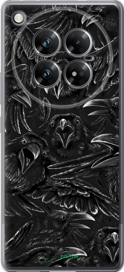 Силиконовый чехол Воронья ярость для Infinix Zero 40 5G - 6474u-3822 изображение 