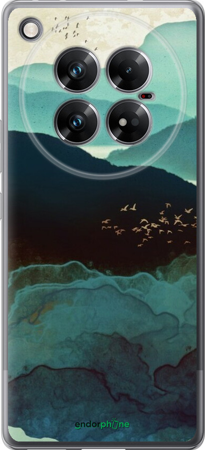 Силиконовый чехол С изображением гор Индиго для Infinix Zero 40 5G - 6484u-3822 изображение 