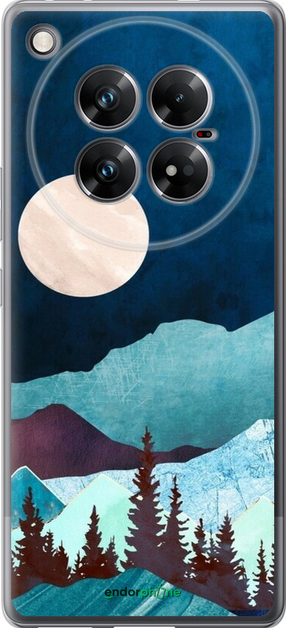 Силиконовый чехол Горная идиллия ночной пейзаж для Infinix Zero 40 5G - 6488u-3822 изображение 