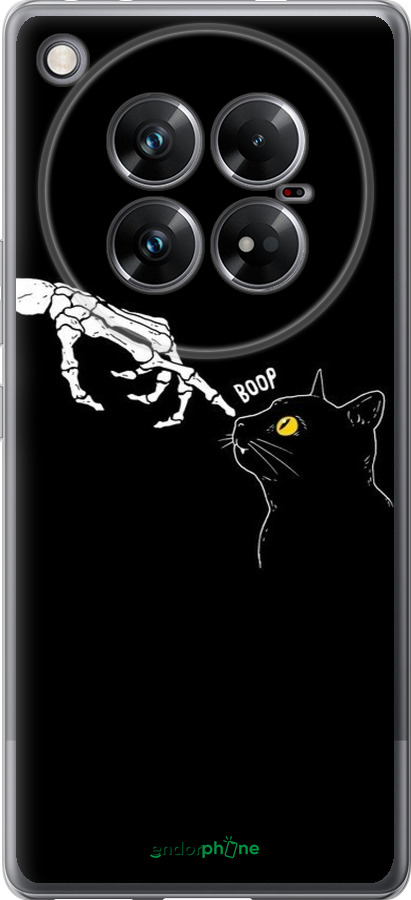 Силиконовый чехол Кошка для Infinix Zero 40 5G - 6505u-3822 изображение 