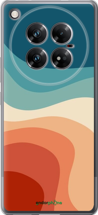 Силиконовый чехол В стиле ретро с волнами для Infinix Zero 40 5G - 6531u-3822 изображение 