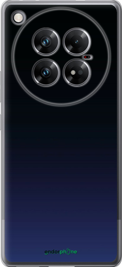 Силиконовый чехол Градиент в тёмно - синем стиле для Infinix Zero 40 5G - 6542u-3822 изображение 