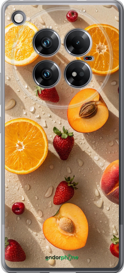 Силиконовый чехол Фрукты 3 для Infinix Zero 40 5G - 6703u-3822 изображение 